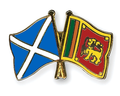 Fahnen Pins Schottland Sri-Lanka