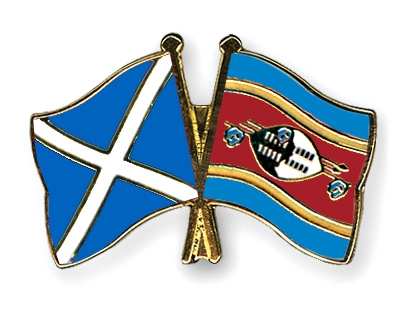 Fahnen Pins Schottland Swasiland