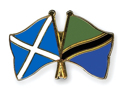 Fahnen Pins Schottland Tansania