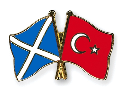 Fahnen Pins Schottland Trkei