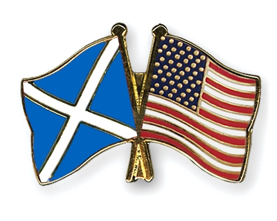 Fahnen Pins Schottland USA