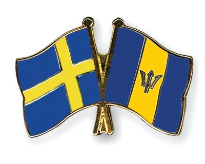 Fahnen Pins Schweden Barbados