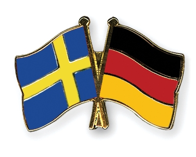 Fahnen Pins Schweden Deutschland