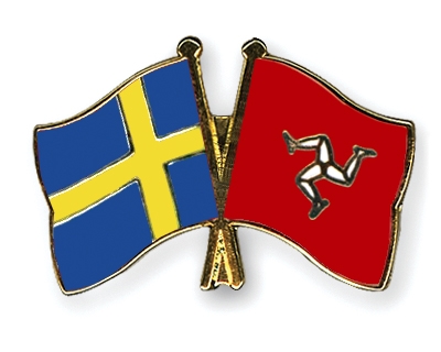 Fahnen Pins Schweden Isle-of-Man