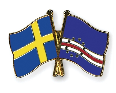 Fahnen Pins Schweden Kap-Verde