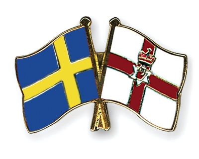 Fahnen Pins Schweden Nordirland