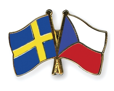 Fahnen Pins Schweden Tschechische-Republik