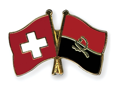 Fahnen Pins Schweiz Angola