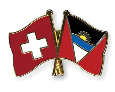 Fahnen Pins Schweiz Antigua-und-Barbuda