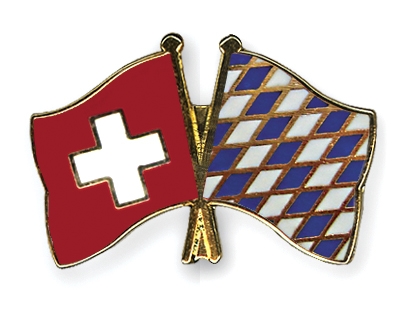 Fahnen Pins Schweiz Bayern