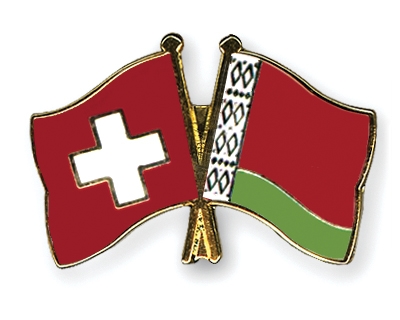 Fahnen Pins Schweiz Belarus