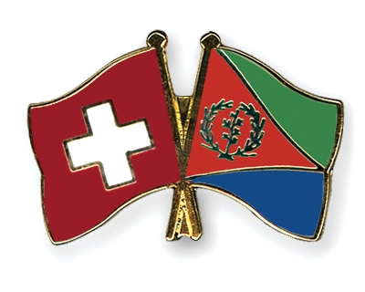 Fahnen Pins Schweiz Eritrea