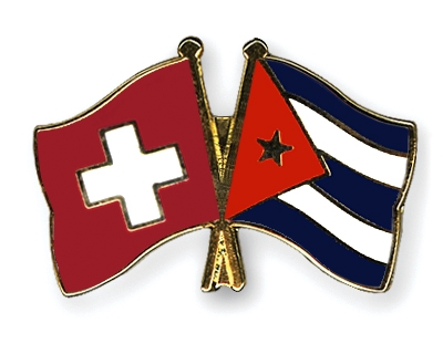 Fahnen Pins Schweiz Kuba