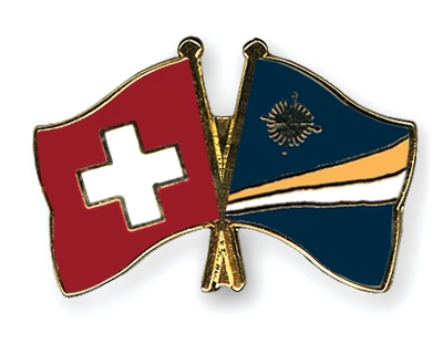 Fahnen Pins Schweiz Marshallinseln