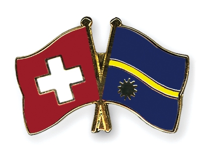 Fahnen Pins Schweiz Nauru