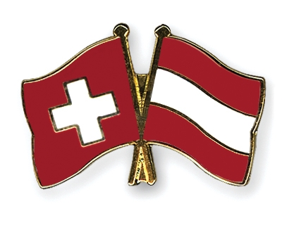 Fahnen Pins Schweiz sterreich