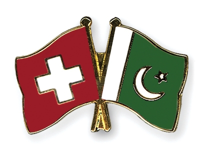 Fahnen Pins Schweiz Pakistan