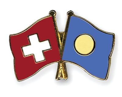 Fahnen Pins Schweiz Palau