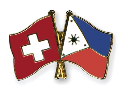 Fahnen Pins Schweiz Philippinen