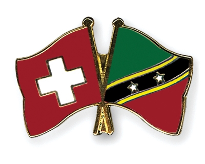 Fahnen Pins Schweiz St-Kitts-und-Nevis
