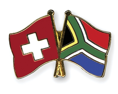 Fahnen Pins Schweiz Sdafrika