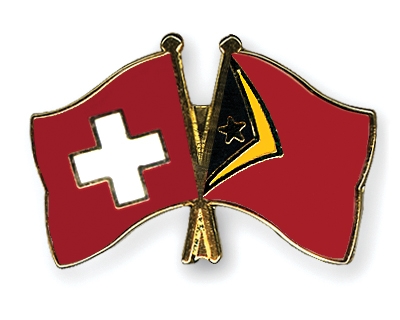 Fahnen Pins Schweiz Timor-Leste