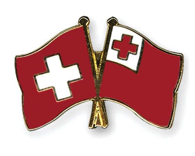 Fahnen Pins Schweiz Tonga