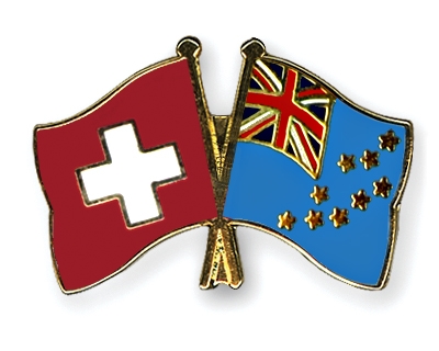 Fahnen Pins Schweiz Tuvalu
