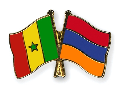 Fahnen Pins Senegal Armenien