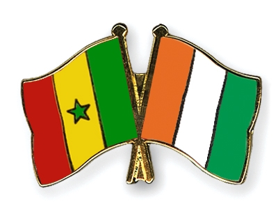 Fahnen Pins Senegal Elfenbeinkste