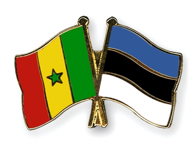 Fahnen Pins Senegal Estland