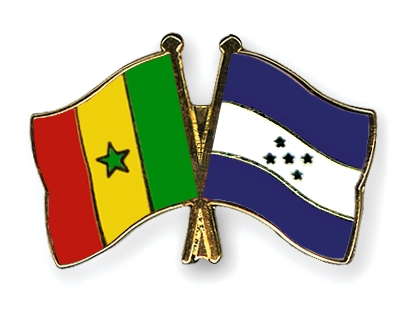Fahnen Pins Senegal Honduras