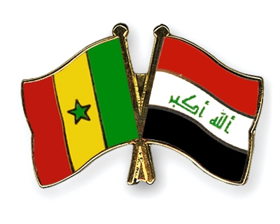 Fahnen Pins Senegal Irak