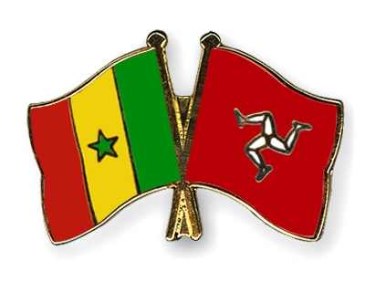 Fahnen Pins Senegal Isle-of-Man