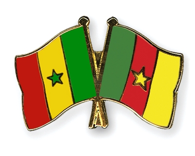 Fahnen Pins Senegal Kamerun