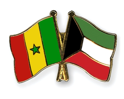 Fahnen Pins Senegal Kuwait