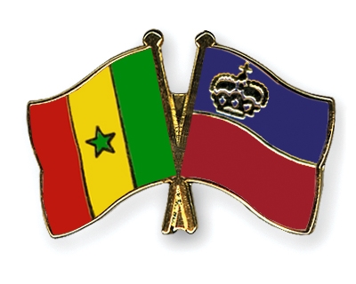 Fahnen Pins Senegal Liechtenstein