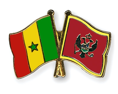 Fahnen Pins Senegal Montenegro