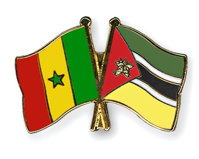 Fahnen Pins Senegal Mosambik