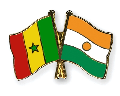 Fahnen Pins Senegal Niger