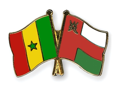 Fahnen Pins Senegal Oman