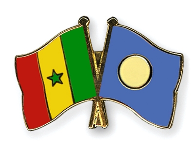 Fahnen Pins Senegal Palau