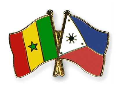 Fahnen Pins Senegal Philippinen