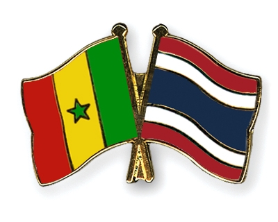 Fahnen Pins Senegal Thailand