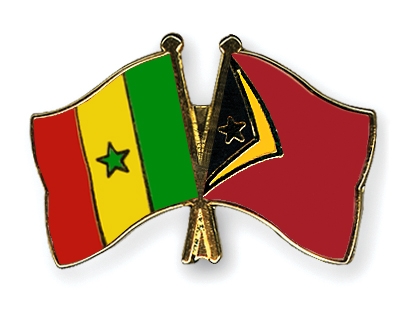 Fahnen Pins Senegal Timor-Leste