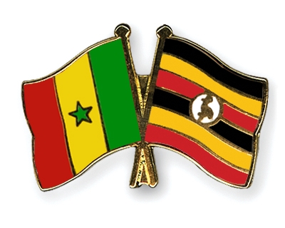 Fahnen Pins Senegal Uganda