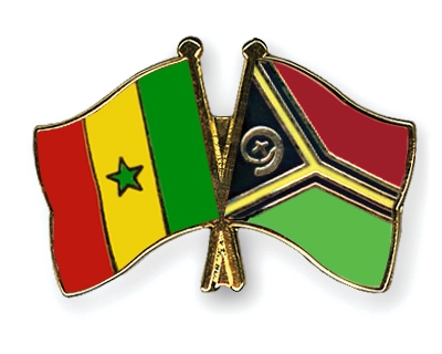 Fahnen Pins Senegal Vanuatu