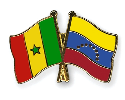 Fahnen Pins Senegal Venezuela