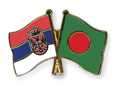 Fahnen Pins Serbien Bangladesch
