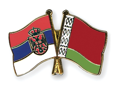 Fahnen Pins Serbien Belarus